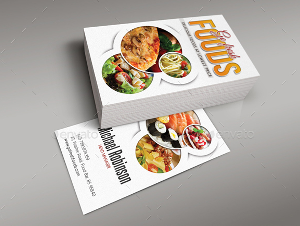 Go Fresh Food Business Card