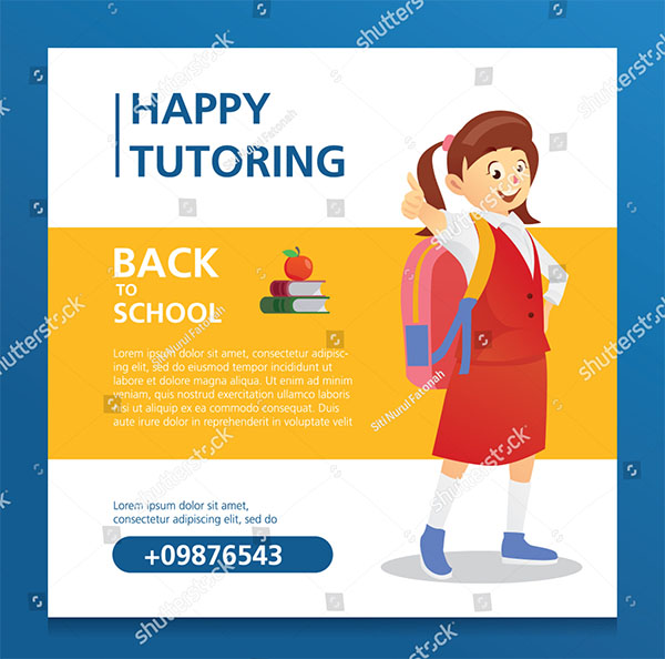 Happy Tutoring Kids Poster