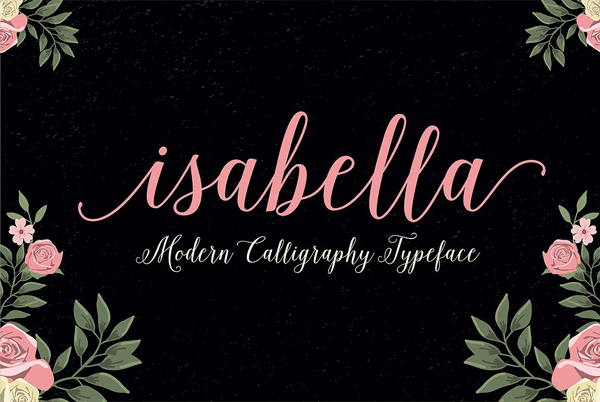 Isabella Script Free Best Different Writing Fonts