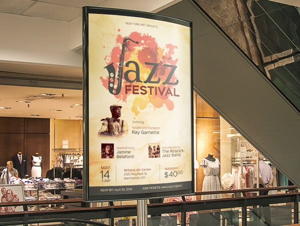 Jazz Event Flyer & Poster Template