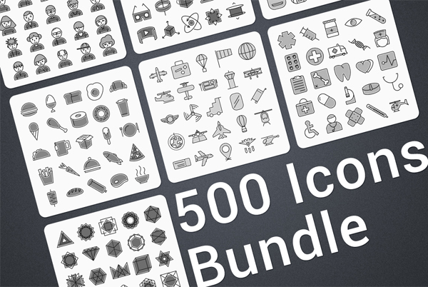 High Quality Modern Icons Bundle