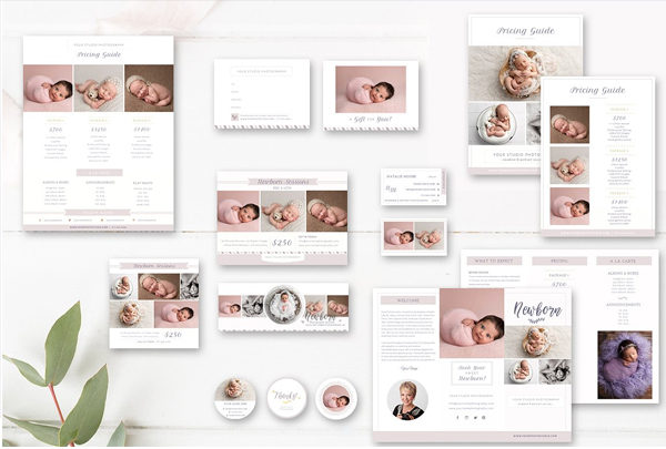 Professional Newborn Photographers Business Card