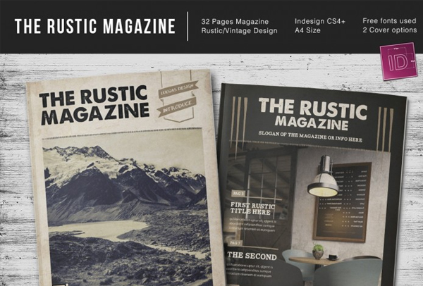 Rustic Magazine Template
