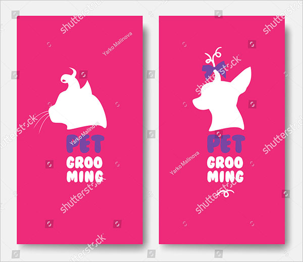 Vector Dog Walker Flyer