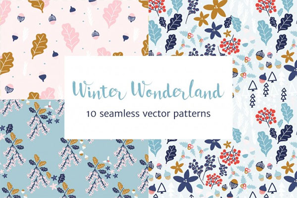 Winter Wonderland Christmas Patterns
