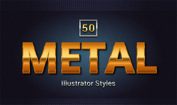 50 Metal Illustrator Styles