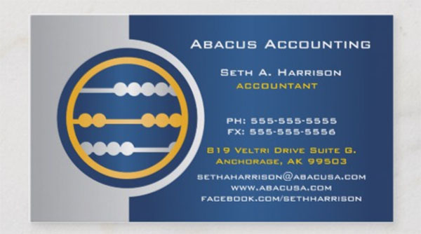 Blue Abacus Accounting Business Cards