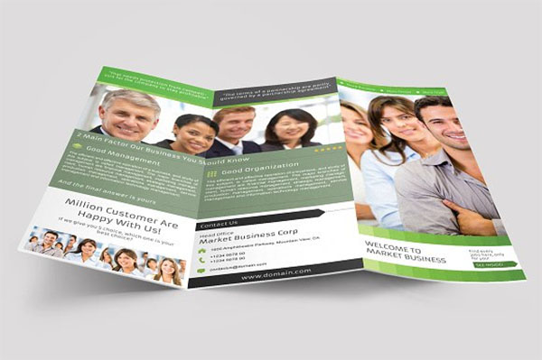 Business Marketing Trifold Brochure