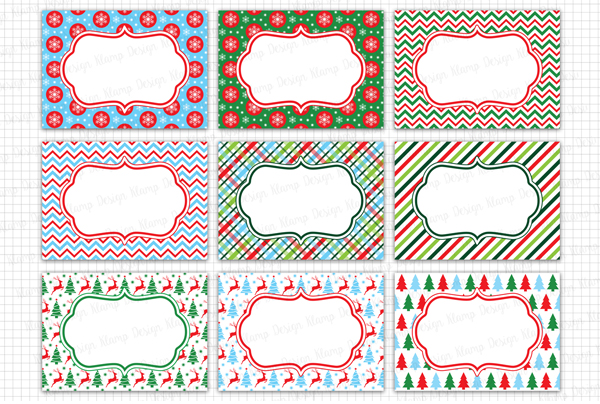 Christmas Labels Graphics and Illustrations