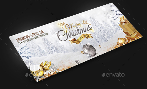 Christmas & New Year Facebook Timeline Cover