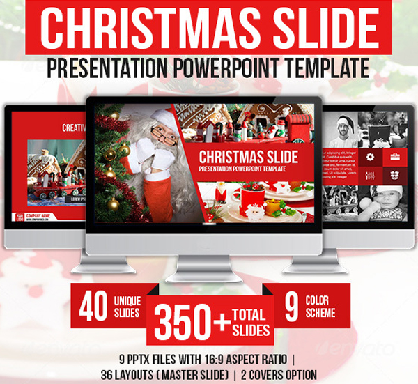 Christmas Slide Presentation PowerPoint Template