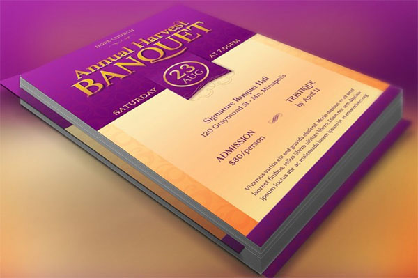 Church Banquet Flyer Template