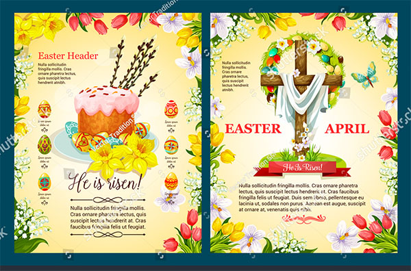 Church Easter Flyer Template