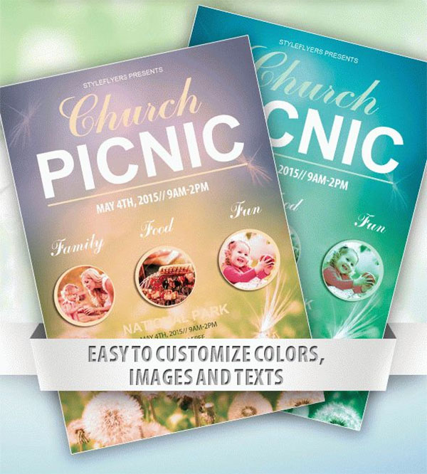 Church Picnic Flyer Template