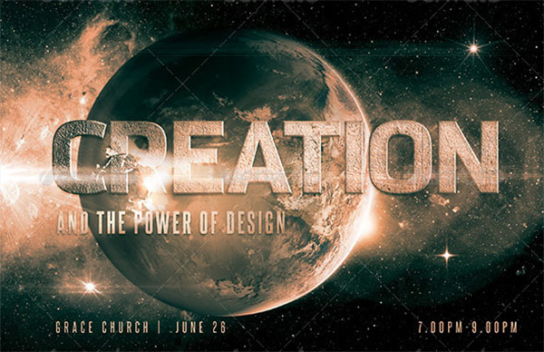 Creation Church Flyer Template