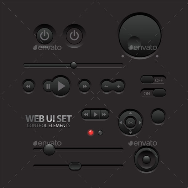 Dark Web Power Buttons