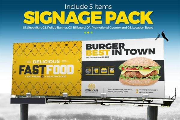 Fast Food Agency Digital Signage