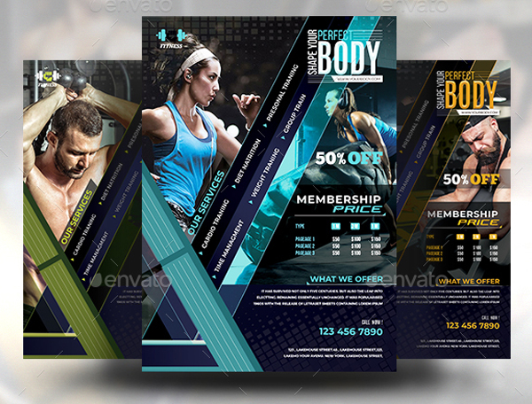 Fitness & Gym Flyer Template