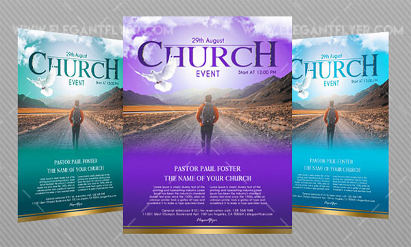 Free PSD Church Event Flyer Template