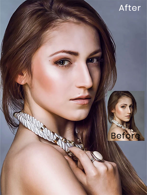 11 Skin Retouch Photoshop Action