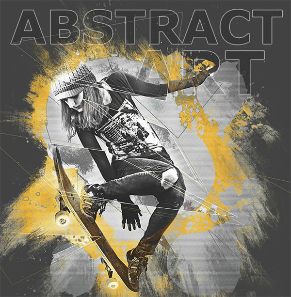 Abstract Art Photoshop Action