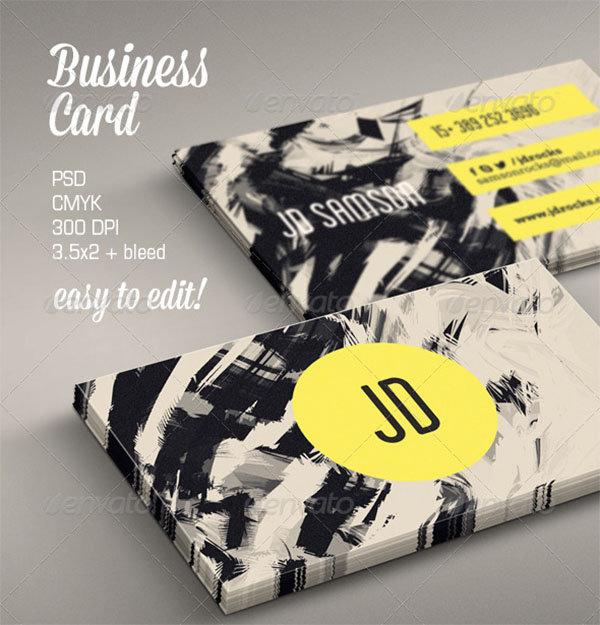 Artistic Business Card Design