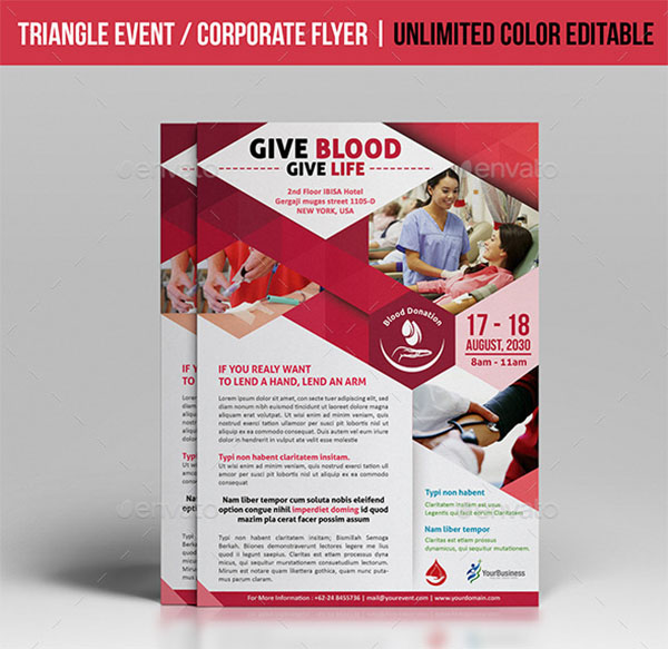 Blood Donation Flyer Templates