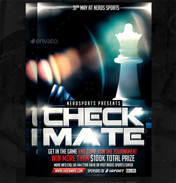 Check Mate Chess Sports Flyer