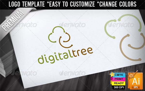 Digital Tree Community Logo Design