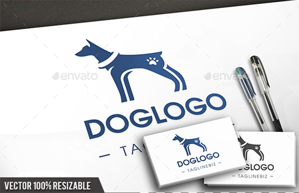 Dog Pet Logo Template
