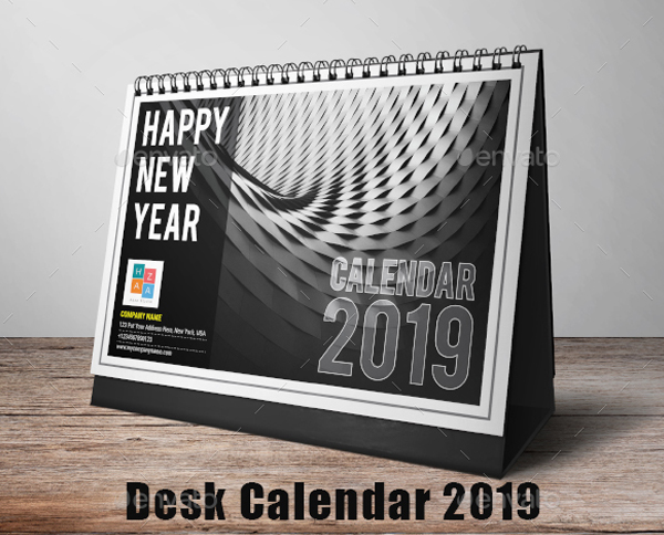 Editable Desk Calendar Template