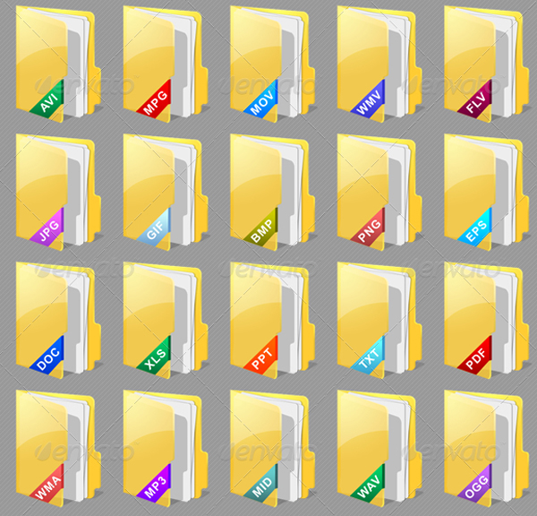 File Folder Icons