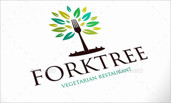 Fork Tree Logo Design