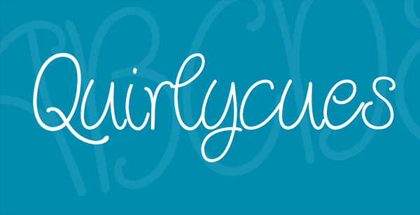 Free Download Quirlycues Cursive Font