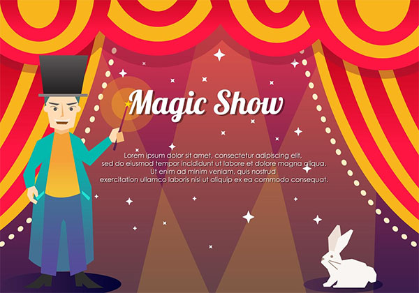 Free Magic Show Template Background