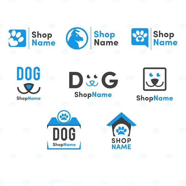 Free Vector Pet Shop Logos