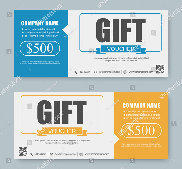 Gift Voucher Coupon Template