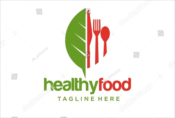 Healthy Food Logo Template