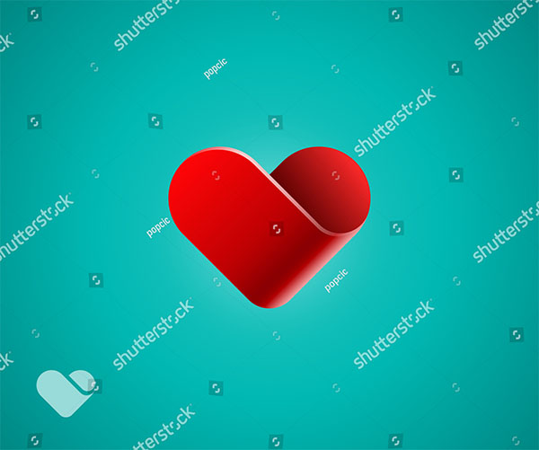 Heart symbol Vector Logo