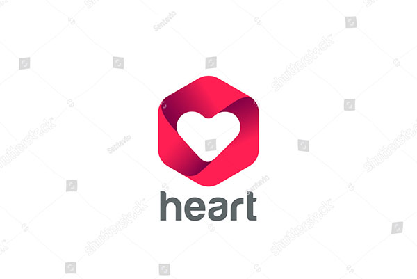 Heart vector Love Logo