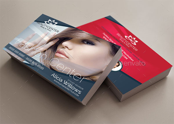 Beauty Center & Spa Business Cards