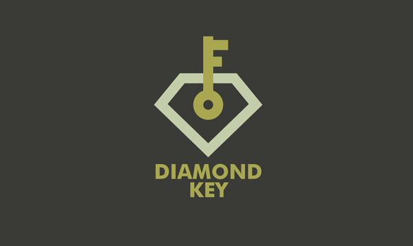 Diamond Key Logo Template