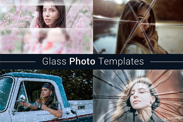 Glass Photo Template