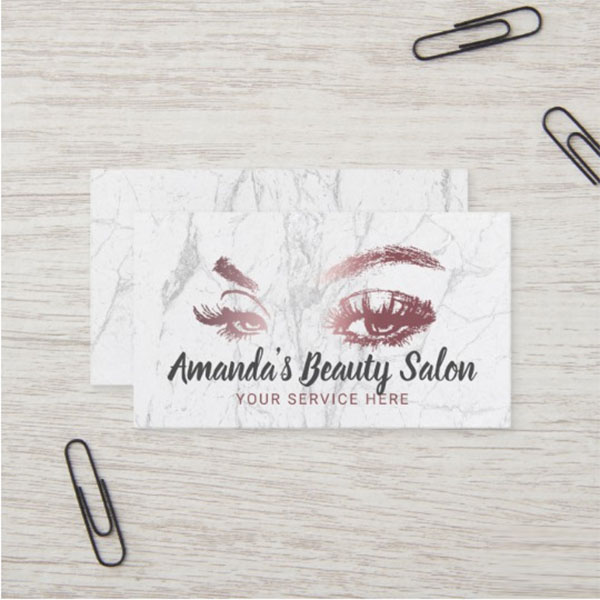 Makeup Artist Salon Business Card