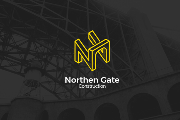 Northen Gate Construction Company Logo Template