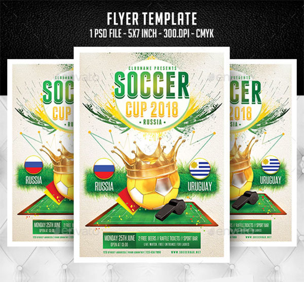 Soccer Cup Football Flyer Template