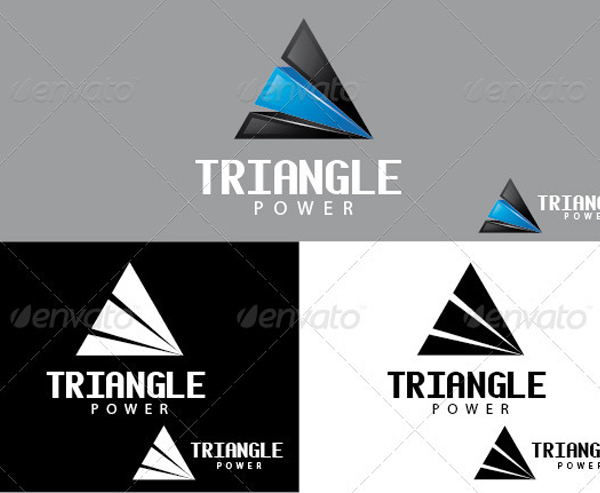 Triangle Power Logo Template