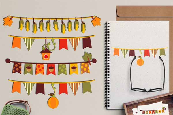 Autumn Bunting Banners