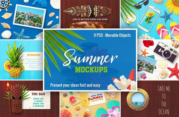 Summer Beach Mockups