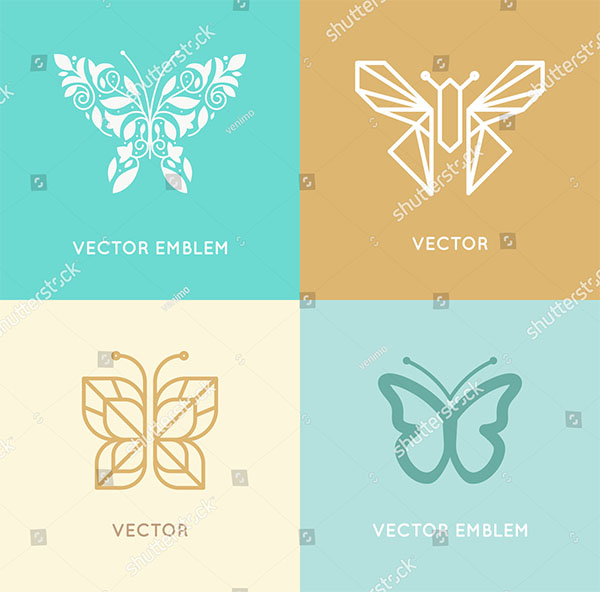 Butterfly Logo Design Templates